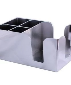 Outlet 👍 Bars Bar Caddies - 5 Compartment 😀 -Cheap Bars Store 5 component bar caddy chrome 800x