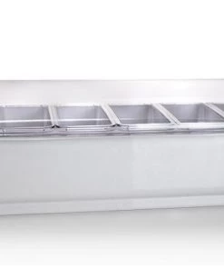 Outlet ✔️ Bars Roll Top Condiment Holder With Six 1 Quart Inserts 👏 -Cheap Bars Store 6 quat roll top condiment trays granishes holder white 2 800x