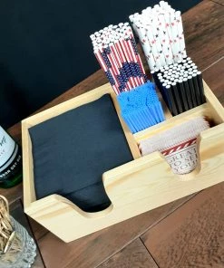 Budget 😉 Bars Wood Bar Caddy - Color Options ✔️ -Cheap Bars Store BC WOOD NAT 1 800x