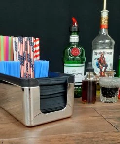 Hot Sale 🛒 Bars BarConic® Deluxe 2 Pc Napkin Holder Caddy - Color Options 🧨 11 Hot Sale 🛒 Bars BarConic® Deluxe 2 Pc Napkin Holder Caddy - Color Options 🧨 -Cheap Bars Store CADDY BLK CHROME BPC ROLLOVER 800x