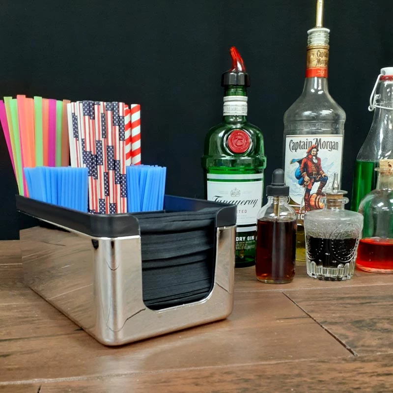 Hot Sale 🛒 Bars BarConic® Deluxe 2 Pc Napkin Holder Caddy - Color Options 🧨 6 Hot Sale 🛒 Bars BarConic® Deluxe 2 Pc Napkin Holder Caddy - Color Options 🧨 - Image 6