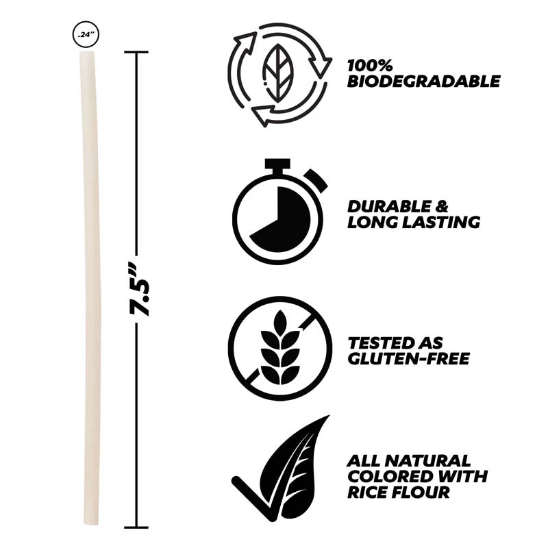 New ๐ Bars Pasta Straws - Gluten-Free 7.5" - White - 150 Pk ๐ 2 New ๐ Bars Pasta Straws - Gluten-Free 7.5" - White - 150 Pk ๐ - Image 2