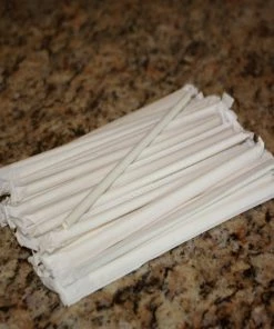 Promo 👏 Bars Eco Friendly Wrapped Paper Straws - (200 Pack) ✔️ -Cheap Bars Store WhitePaperDisposableStrawEcoFriendly2 800x