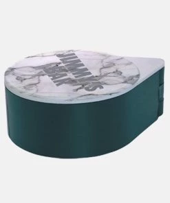 Best reviews of 🔥 Bars Custom Glass Rimmer Lid - White Marble ❤️ -Cheap Bars Store add your name custom marble texture salt rimmer lid green base 800x