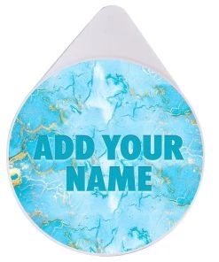 Budget 🥰 Bars Custom Glass Rimmer Lid - Turquoise Marble 😀