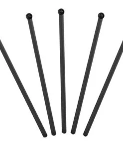 Promo 🛒 Bars Ball Head Cocktial Stirrers (Bag Of 500) ⭐ -Cheap Bars Store ball head cocktail stirrers black 1 800x