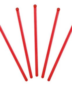 Promo 🛒 Bars Ball Head Cocktial Stirrers (Bag Of 500) ⭐ -Cheap Bars Store ball head cocktail stirrers red 1 800x