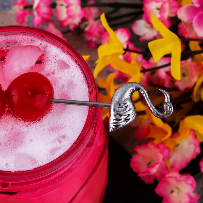 Discount 😀 Bars Cocktail Picks - Flamingo - Set Of 4 ✔️ 3 Discount 😀 Bars Cocktail Picks - Flamingo - Set Of 4 ✔️ - Image 3