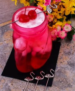 Discount 😀 Bars Cocktail Picks - Flamingo - Set Of 4 ✔️ 7 Discount 😀 Bars Cocktail Picks - Flamingo - Set Of 4 ✔️ -Cheap Bars Store barconic flamingo cocktail picks scene3 800x