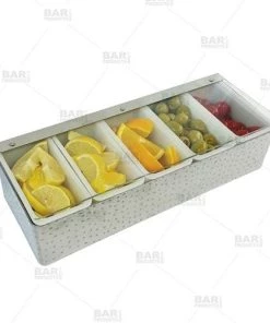 Cheap Bars Store -Cheap Bars Store barconic hammered stainless steel condiment holder 5 pint bpc 5 800x