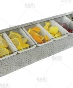 Hot Sale 👍 Bars BarConic® 🔨 Hammered Stainless Steel Condiment Holder - 6 Pint ⌛ -Cheap Bars Store barconic hammered stainless steel condiment holder 6 pint bpc 6 800x