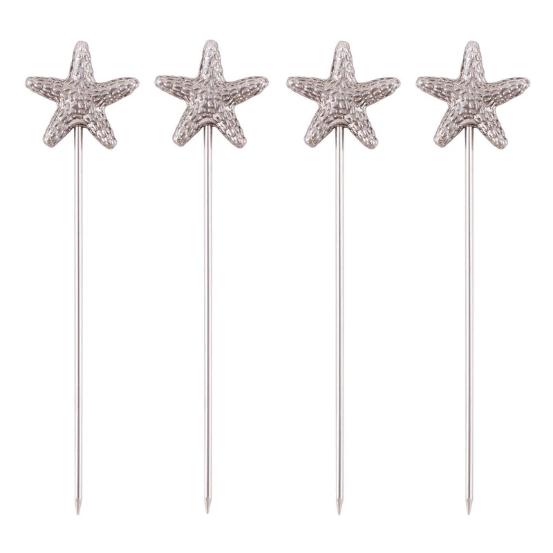 Deals 🧨 Bars Cocktail Picks - Sea Star - Set Of 4 🥰 1 Deals 🧨 Bars Cocktail Picks - Sea Star - Set Of 4 🥰