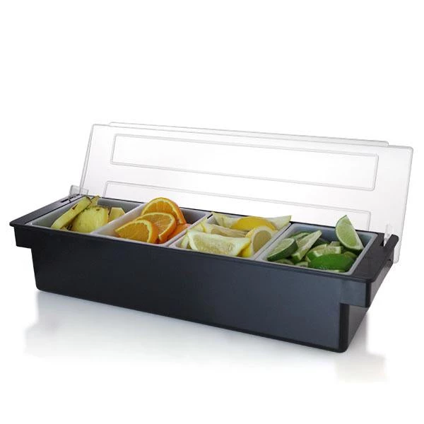 New โ Bars Black Condiment Holder With Ice Compartment ๐ 1 New โ Bars Black Condiment Holder With Ice Compartment ๐