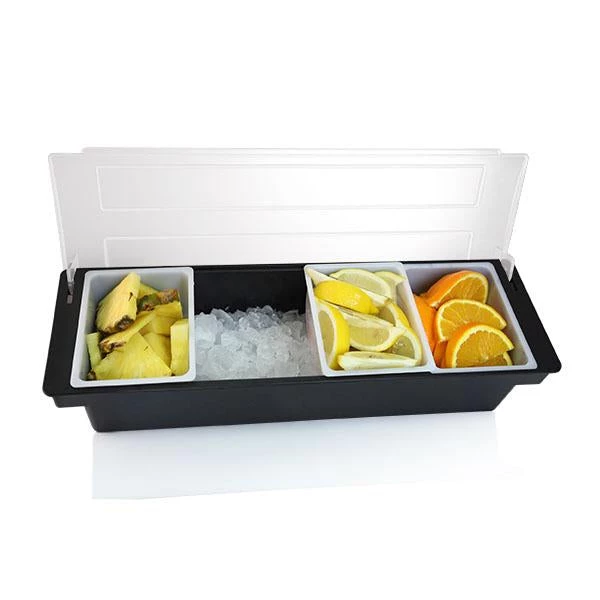 New โ Bars Black Condiment Holder With Ice Compartment ๐ 2 New โ Bars Black Condiment Holder With Ice Compartment ๐ - Image 2