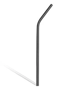 Coupon 😍 Bars BarConic® Gun Metal Curved Cocktail Straw 🎁