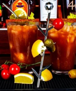 Best Sale 👍 Bars Silver - Bloody Mary Straws - 4 Pack 🎉 -Cheap Bars Store bloody mary straw scene1 800x