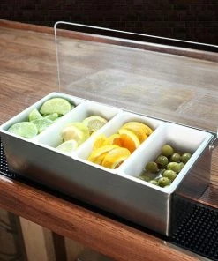 Hot Sale 👍 Bars Stainless Steel Condiment Holders (Fruit Trays) 👏 -Cheap Bars Store ch 4p 800x