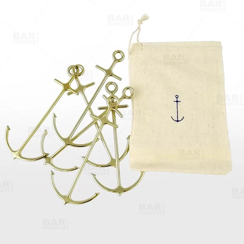 Flash Sale ๐ Bars Cocktail Picks - Anchor Gold Plated - Pack Of 6 ๐ 3 Flash Sale ๐ Bars Cocktail Picks - Anchor Gold Plated - Pack Of 6 ๐ - Image 3