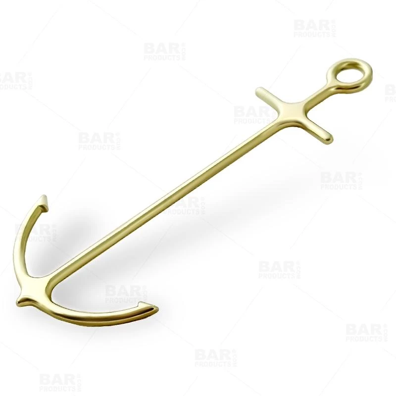 Flash Sale ๐ Bars Cocktail Picks - Anchor Gold Plated - Pack Of 6 ๐ 5 Flash Sale ๐ Bars Cocktail Picks - Anchor Gold Plated - Pack Of 6 ๐ - Image 5