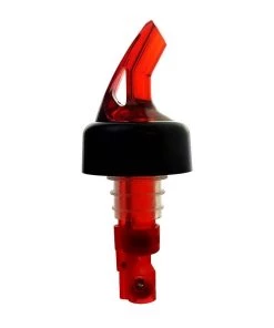 Best deal 🎉 Bars Collared Liquor Pourers - Precision 3 Ball Measured ❤️ -Cheap Bars Store collared red measured pourer red bpc 1 800x