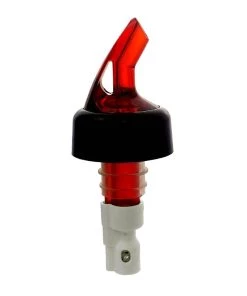 Best deal 🎉 Bars Collared Liquor Pourers - Precision 3 Ball Measured ❤️ -Cheap Bars Store collared red measured pourer wht bpc 1 800x