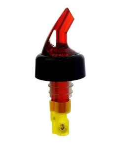 Best deal 🎉 Bars Collared Liquor Pourers - Precision 3 Ball Measured ❤️ -Cheap Bars Store collared red measured pourer yel bpc 1 800x