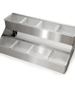 Brand new ๐ Bars Condiment Holder - Double Decker - Stainless Steel ๐ 5 Brand new ๐ Bars Condiment Holder - Double Decker - Stainless Steel ๐ -Cheap Bars Store condiment holder double layer 800bpc 2 800x