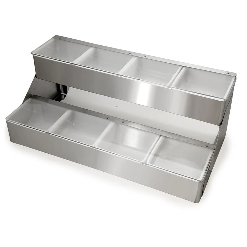 Brand new ๐ Bars Condiment Holder - Double Decker - Stainless Steel ๐ 3 Brand new ๐ Bars Condiment Holder - Double Decker - Stainless Steel ๐ - Image 3