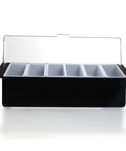 Brand new ⭐ Bars 6 Pint Condiment Holder With Angled Face & Ice Compartment ✨ -Cheap Bars Store contiment holder with large face opening 800x