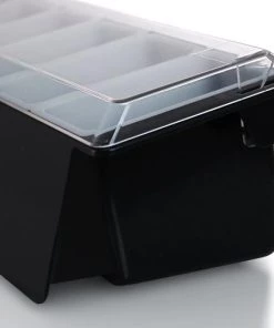 Brand new ⭐ Bars 6 Pint Condiment Holder With Angled Face & Ice Compartment ✨ -Cheap Bars Store contiment holder with large side view 800x