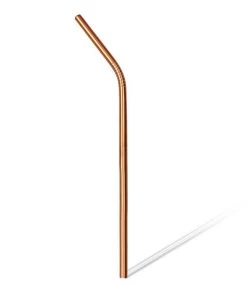 Buy 👏 Bars BarConic® Copper Plated Curved Cocktail Straw 😀
