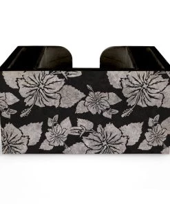 Buy 🎉 Bars Black Rustic Hibiscus Wooden Bar Caddy 💯