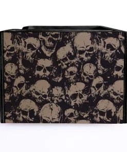 Cheapest 🛒 Bars Skulls Wooden Bar Caddy 🧨 -Cheap Bars Store custom wood caddy SKULLS WEB SIDE 800x