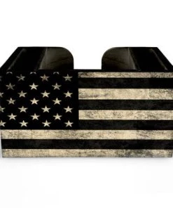 Outlet 😉 Bars Black American Flag Wooden Bar Caddy 👍