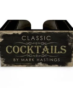 Best reviews of 🔔 Bars Wooden Bar Caddy - Classic Cocktails - Customizable ⭐