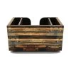 Flash Sale 😉 Bars Rustic Wood Planks Wooden Bar Caddy 🔥
