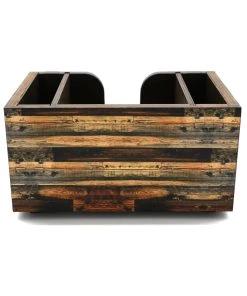 Flash Sale 😉 Bars Rustic Wood Planks Wooden Bar Caddy 🔥