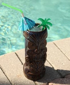 Budget 😀 Bars Palm Tree Stirrers (Bag Of 200) 🌟 -Cheap Bars Store dark green palm tree drink stirrer 1 800x
