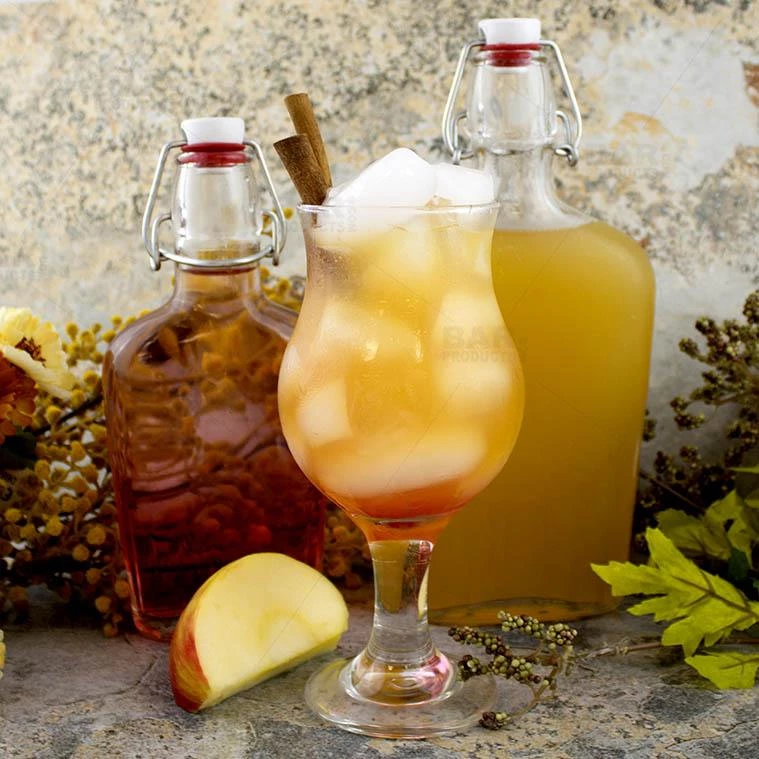 Wholesale 🧨 Bars Swing Top Glass Bottle - Clear Flask - 8.5 Or 17 Ounce ✔️ 2 Wholesale 🧨 Bars Swing Top Glass Bottle - Clear Flask - 8.5 Or 17 Ounce ✔️ - Image 2