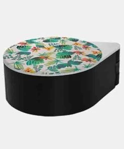 Flash Sale ⌛ Bars Floral Pattern Glass Rimmer Lid 🛒 10 Flash Sale ⌛ Bars Floral Pattern Glass Rimmer Lid 🛒 -Cheap Bars Store floral black 800x