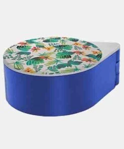 Flash Sale ⌛ Bars Floral Pattern Glass Rimmer Lid 🛒 8 Flash Sale ⌛ Bars Floral Pattern Glass Rimmer Lid 🛒 -Cheap Bars Store floral blue 800x