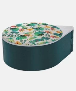 Flash Sale ⌛ Bars Floral Pattern Glass Rimmer Lid 🛒 7 Flash Sale ⌛ Bars Floral Pattern Glass Rimmer Lid 🛒 -Cheap Bars Store floral green 800x