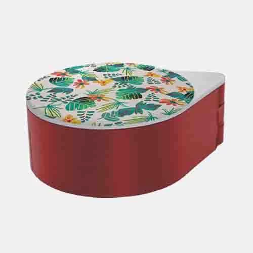 Flash Sale ⌛ Bars Floral Pattern Glass Rimmer Lid 🛒 4 Flash Sale ⌛ Bars Floral Pattern Glass Rimmer Lid 🛒 - Image 4