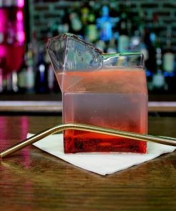 Cheapest ❤️ Bars BarConic® Gold Plated Curved Cocktail Straw 😉 -Cheap Bars Store gold metal bendy straw bpc 6 800x