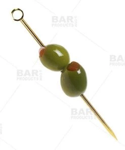 Coupon 👏 Bars Gold Plated - Cocktail Picks (6) 🔥 -Cheap Bars Store gold plated cocktail picks bpc1 800x