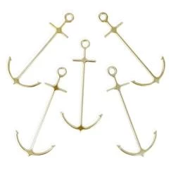 Flash Sale ๐ Bars Cocktail Picks - Anchor Gold Plated - Pack Of 6 ๐ 1 Flash Sale ๐ Bars Cocktail Picks - Anchor Gold Plated - Pack Of 6 ๐