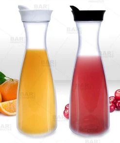 Brand new ❤️ Bars Juice Jar / Carafe - 54oz - White Or Black Lid ❤️