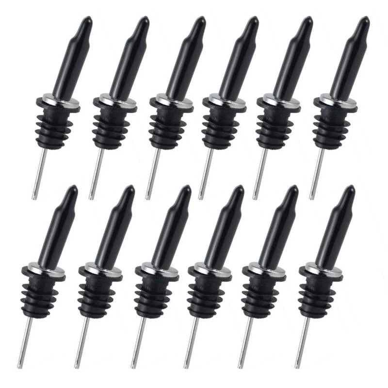 Wholesale 𤩠Bars Stainless Steel Liquor Pourers W/ Caps - BarConicĀ® 304SS⢠- 12 Pack ā 1 Wholesale 𤩠Bars Stainless Steel Liquor Pourers W/ Caps - BarConicĀ® 304SS⢠- 12 Pack ā