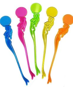 Discount 😀 Bars BarConic® Drink Stirrer – Mermaid Round Top 😍