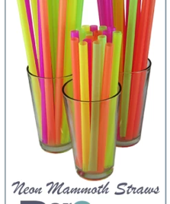 Promo ✔️ Bars BarConic Mammoth Straws (200 Pack) 🎉 -Cheap Bars Store neon straws display1 bc 800x